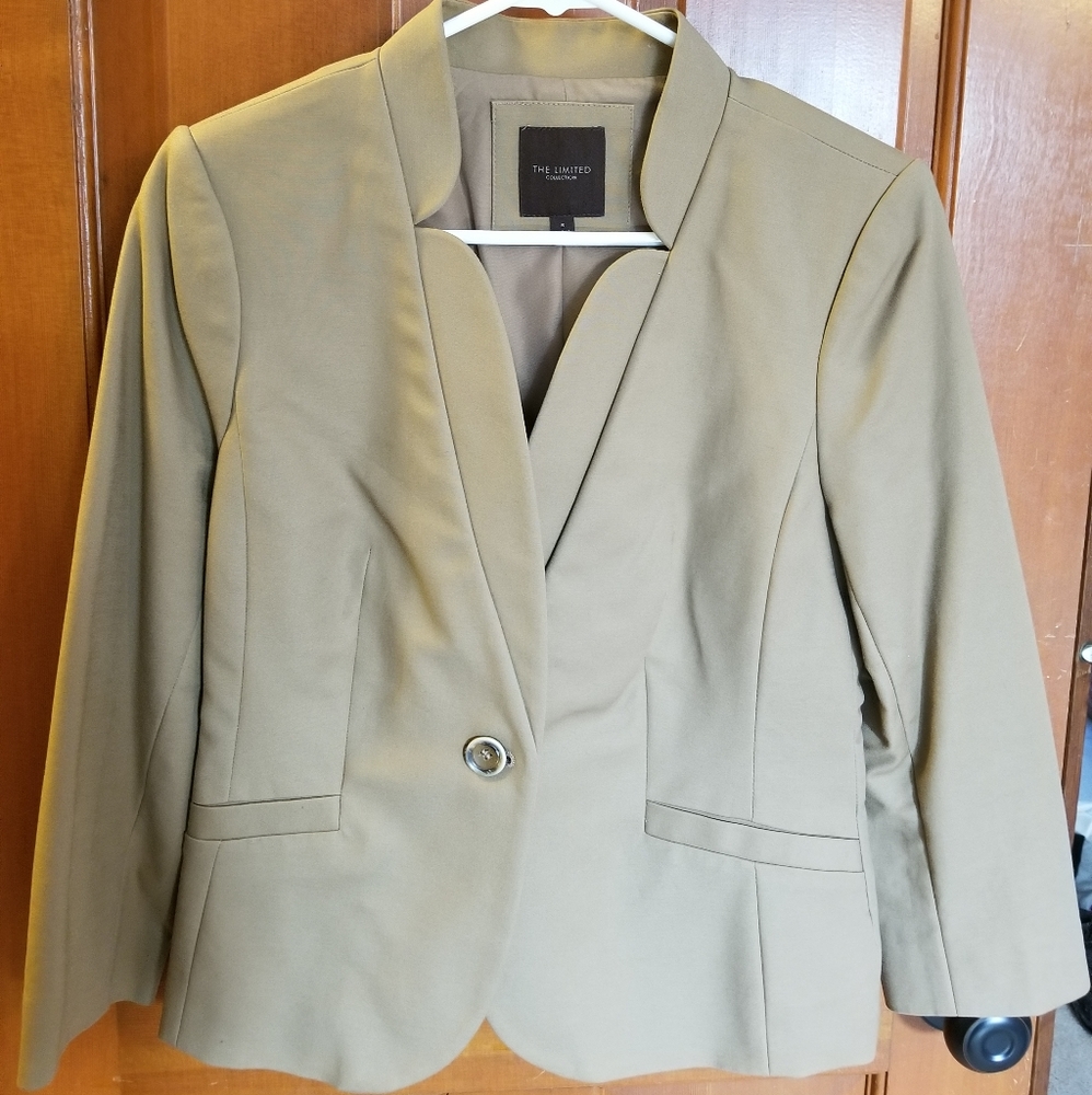 The Limited Khaki Blazer